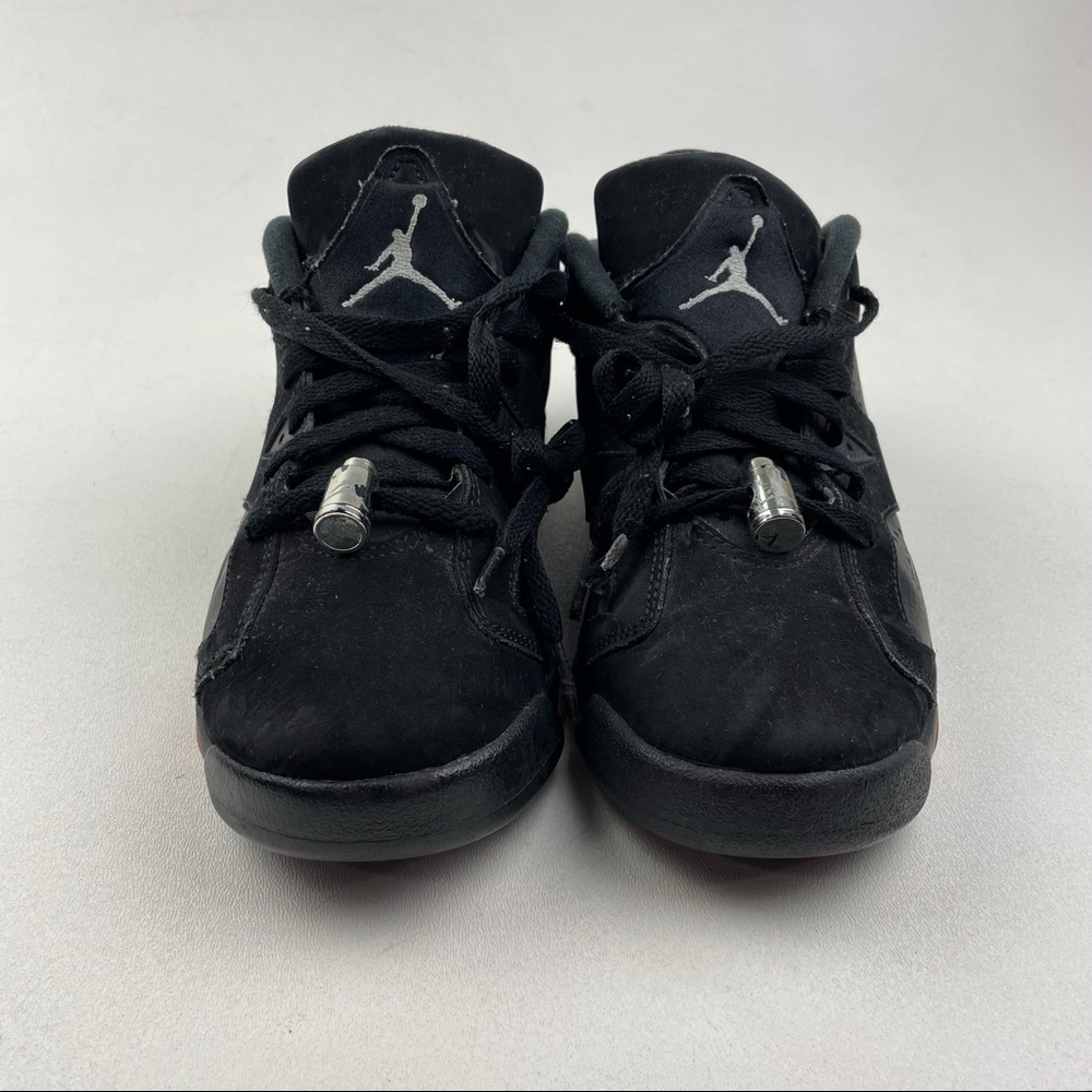 Nike Air Jordan 6 Retro Low GG Size 7Y (768878 022) Black/Sunblush/Silver - Picture 2 of 6